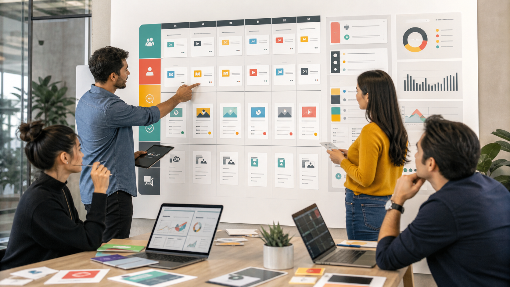 Hootsuite review workflow evidence board