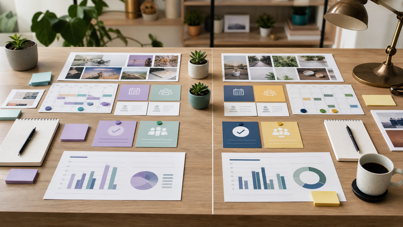 Later vs Buffer workflow evidence board