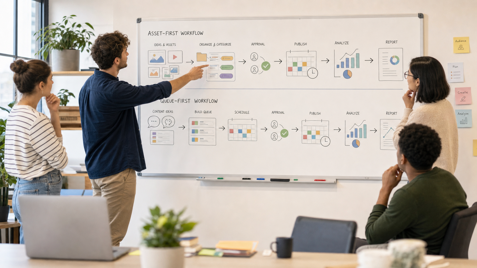 Later vs Buffer buyer decision workspace